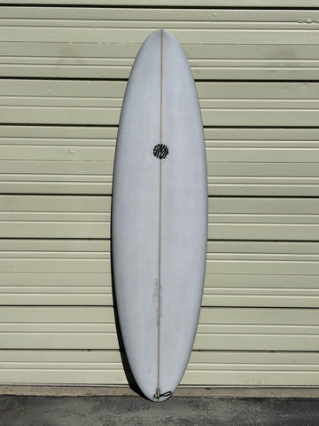 Simon Jones Designs | 6'4” Remote Location Gun Metal Surfboard