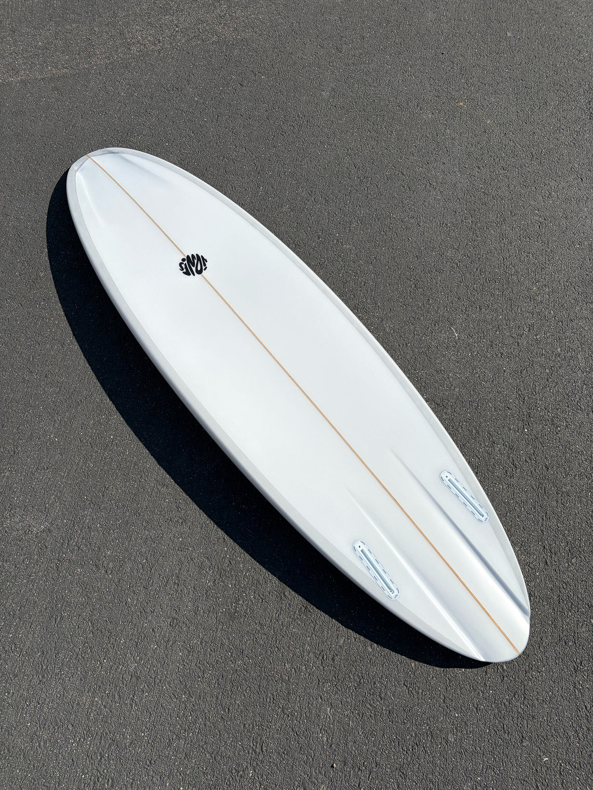 Simon Jones Designs | 6’4” Remote Location Gun Metal Surfboard - Surf Bored