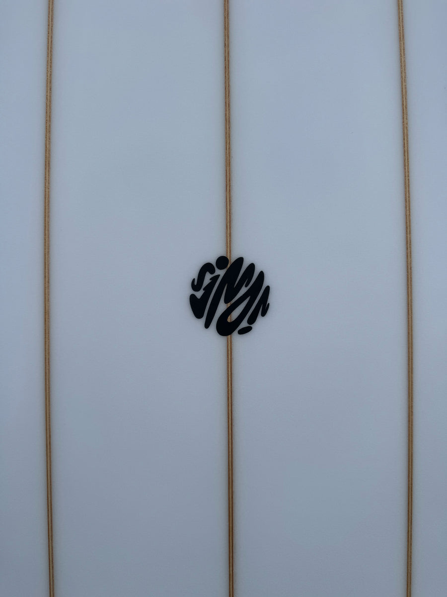 Simon Jones Designs | 6’6” Triple Stringer Fiji Clear Surfboard
