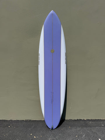 Simon Jones Designs | 6’8” Fiji Triple Stringer Violet Surfboard