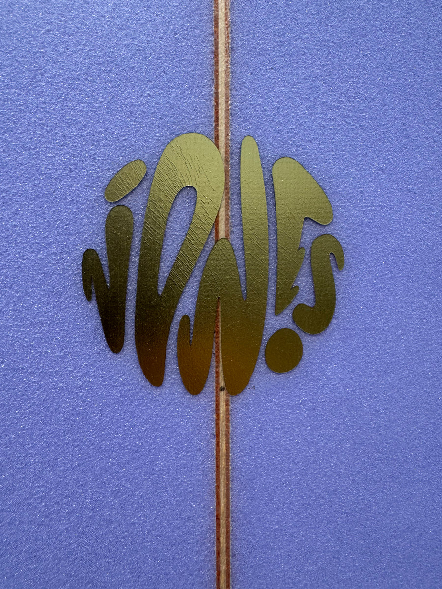 Simon Jones Designs | 6’8” Fiji Triple Stringer Violet Surfboard