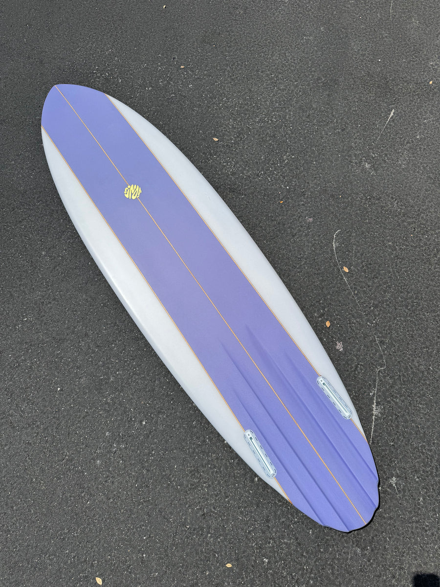 Simon Jones Designs | 6’8” Fiji Triple Stringer Violet Surfboard
