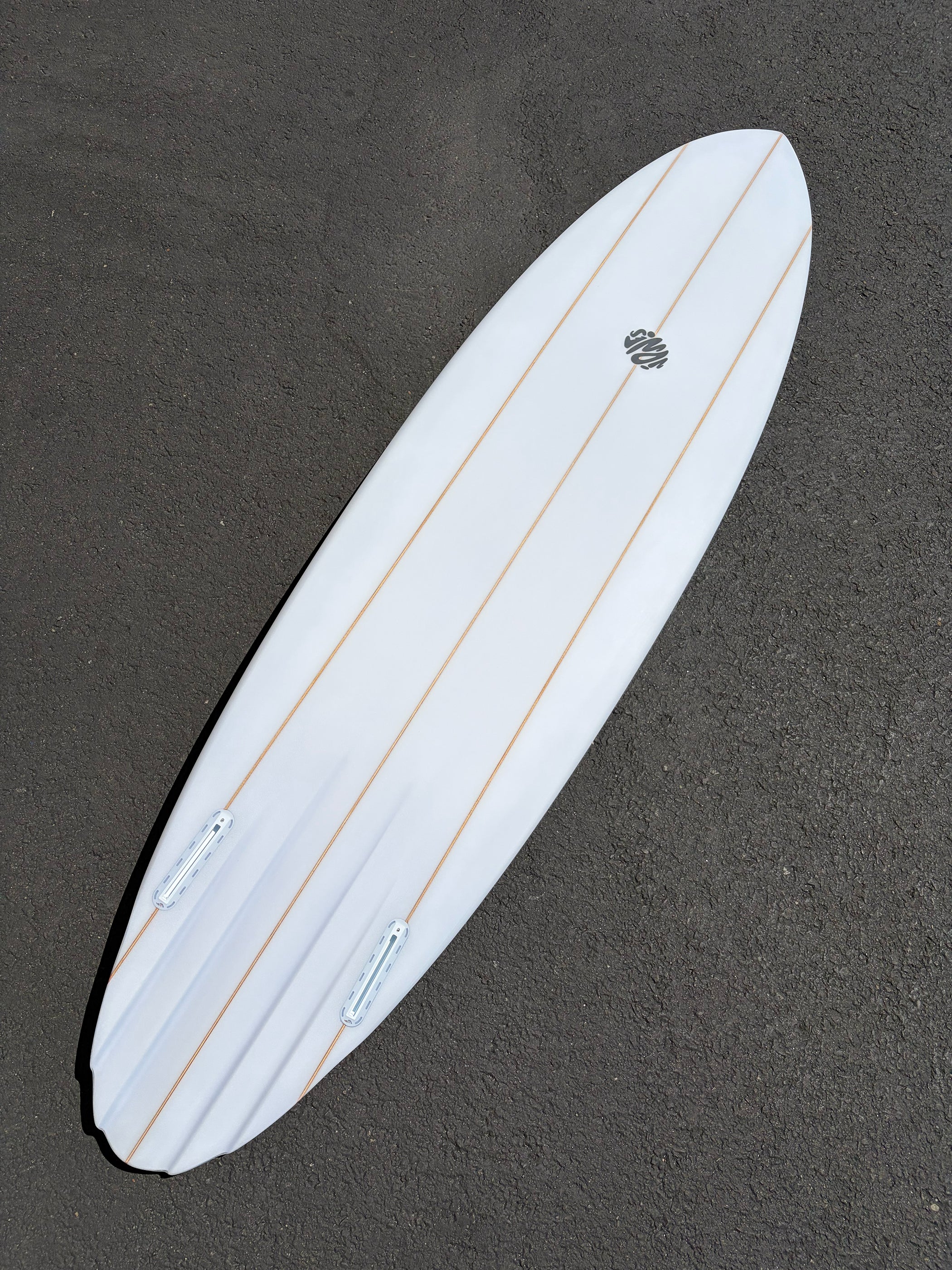 Simon Jones Designs | 7’0” Fiji Triple Stringer Clear Surfboard