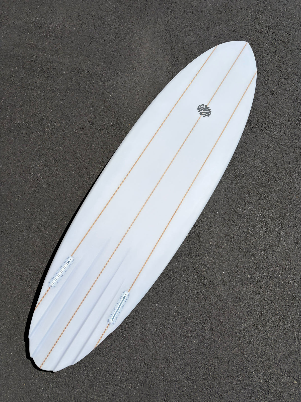Simon Jones Designs | 7’0” Fiji Triple Stringer Clear Surfboard - Surf Bored
