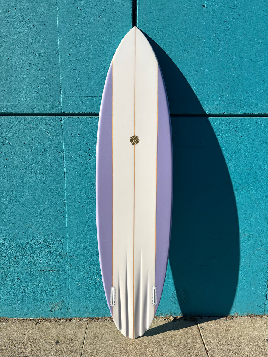 Simon Jones Designs | 7'0” Fiji Triple Stringer Purple Tint Surfboard