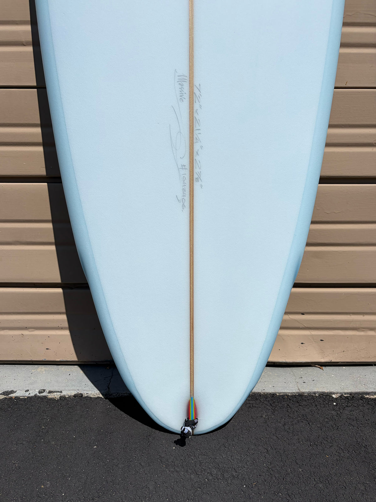 Simon Jones Designs | 7’2" Massive Ice Blue Surfboard - Surf Bored