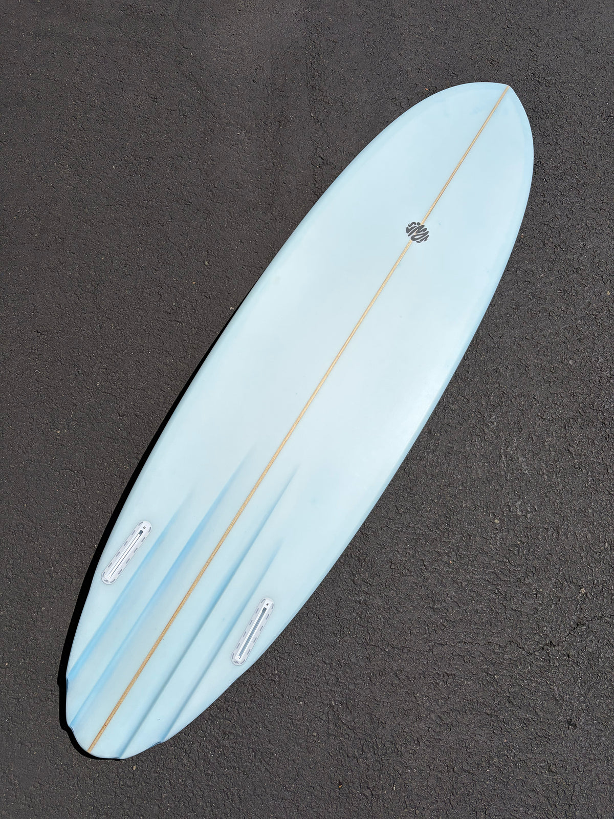 Simon Jones Designs | 7’2" Massive Ice Blue Surfboard - Surf Bored