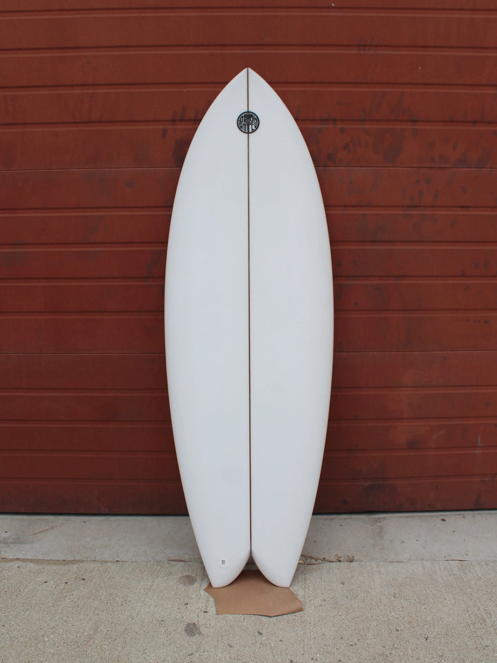 Simon Shapes | Simon Shapes | 5'3'' Quad Fish | Clear Surfboard - Surf Bored