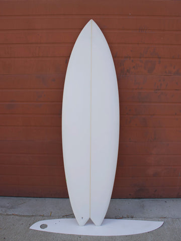 Simon Shapes | Simon Shapes | 5'8 3/4'' Swallow Quad | Clear Surfboard - Surf Bored