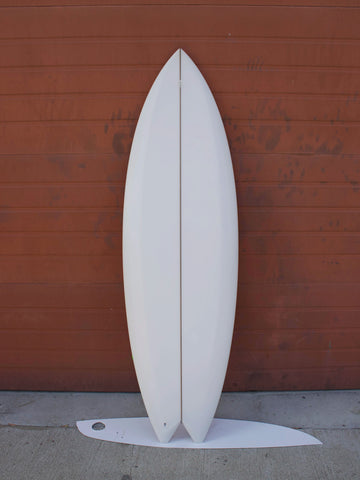 Simon Shapes | Simon Shapes | 5'8'' Performance Quad Fish | Clear Surfboard - Surf Bored