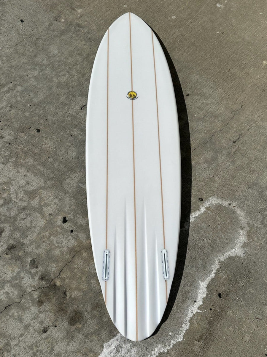 Simon Jones Designs | 7’0" Fiji Triple Stringer Clear Surfboard - Surf Bored