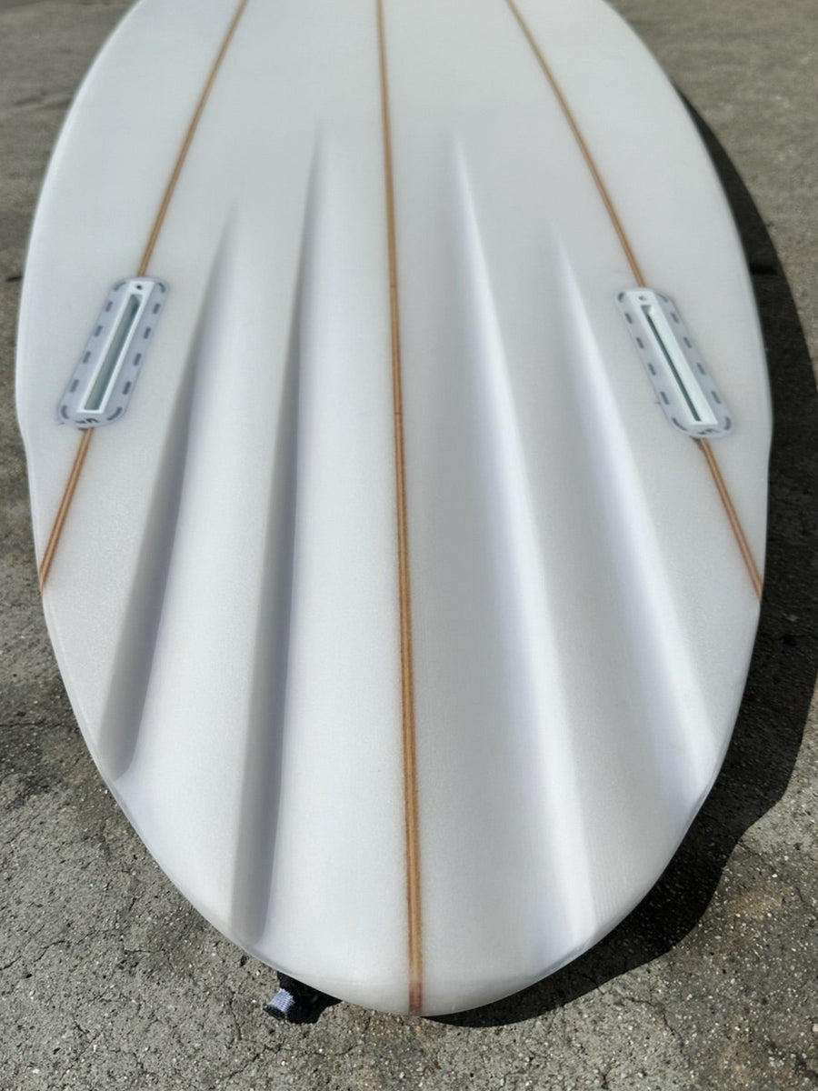 Simon Jones Designs | 7’0" Fiji Triple Stringer Clear Surfboard - Surf Bored