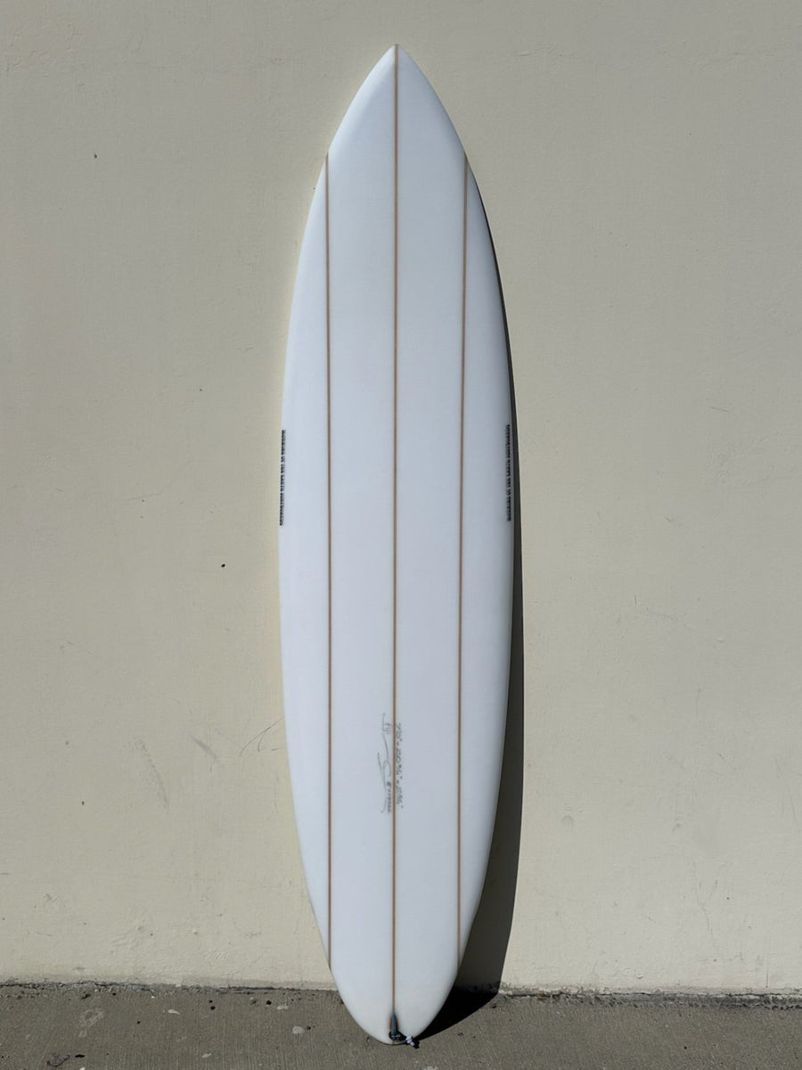 Simon Jones Designs | 7’0" Fiji Triple Stringer Clear Surfboard - Surf Bored