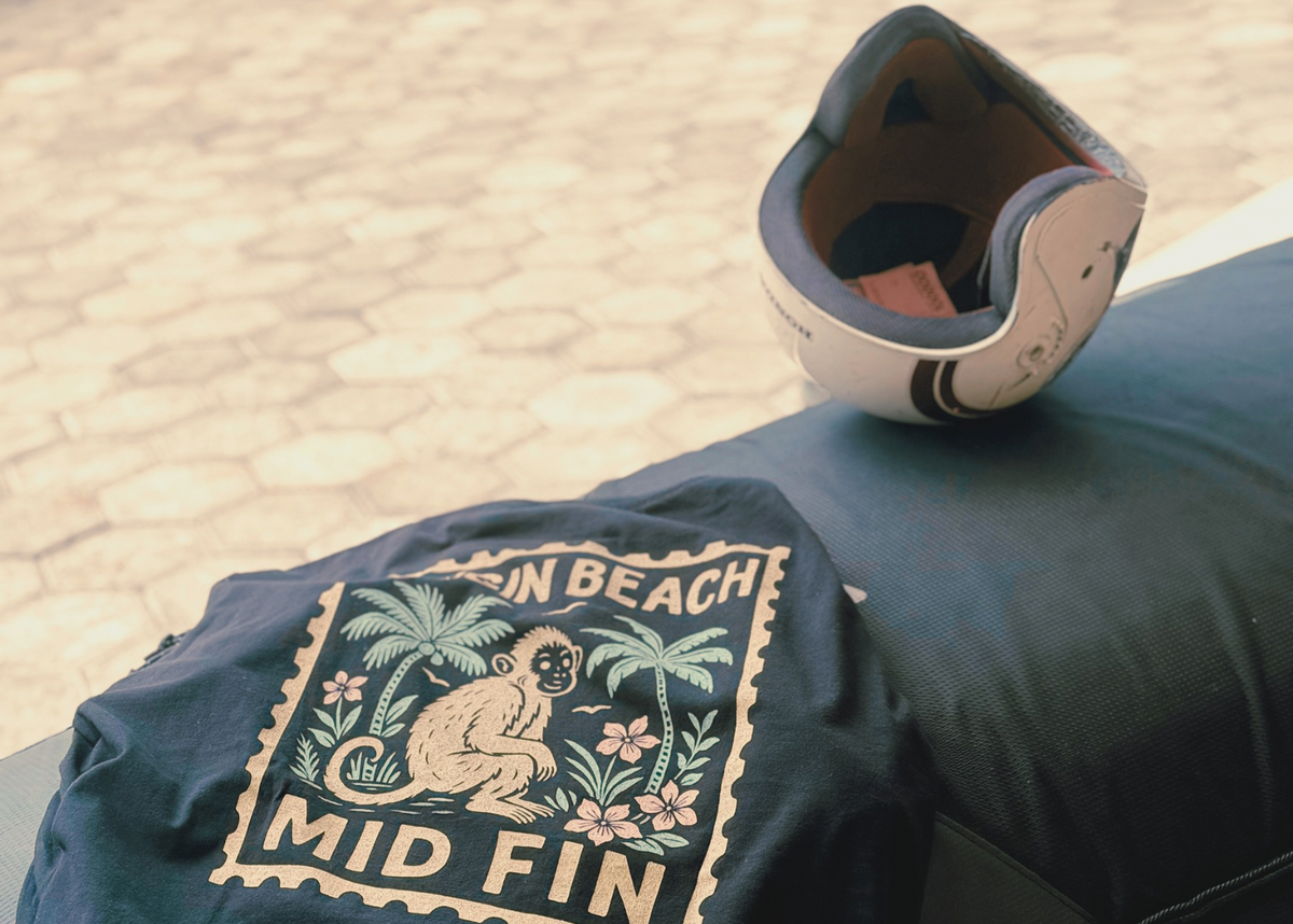 Bingin Beach Stamp Tee - Surf Bored