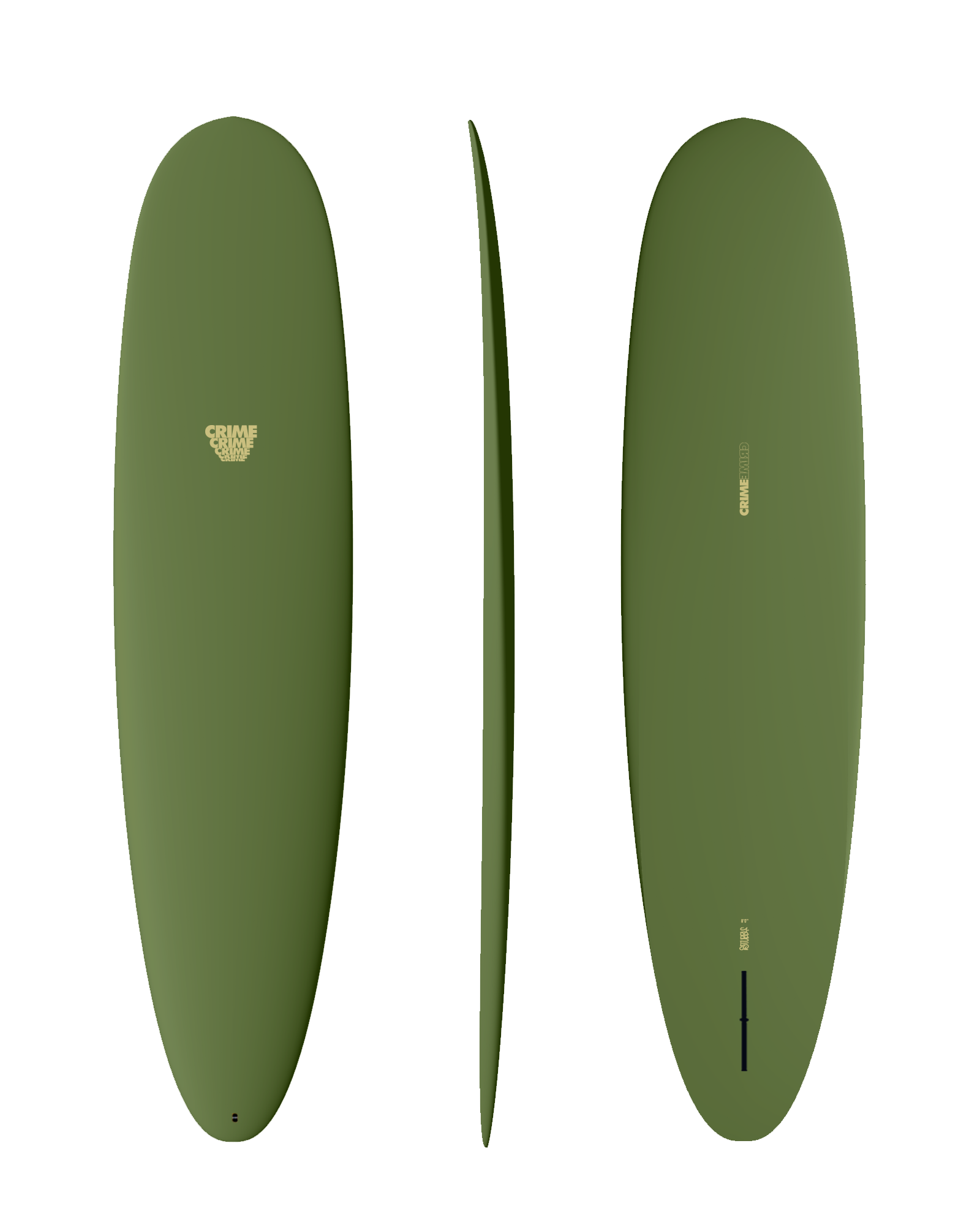 CRIMEサーフボード STUBBY 7'6 キャプテンフィン9”