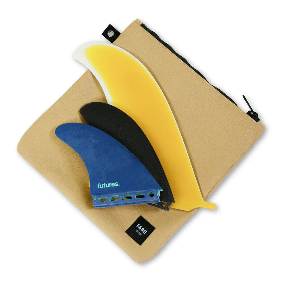 Surfboard Fin Wallet - Harbor Tan