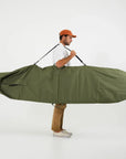 Olive Drab Canvas Surfboard Bag - Surf Bored
