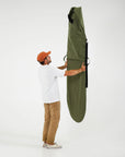 Olive Drab Canvas Surfboard Bag - Surf Bored