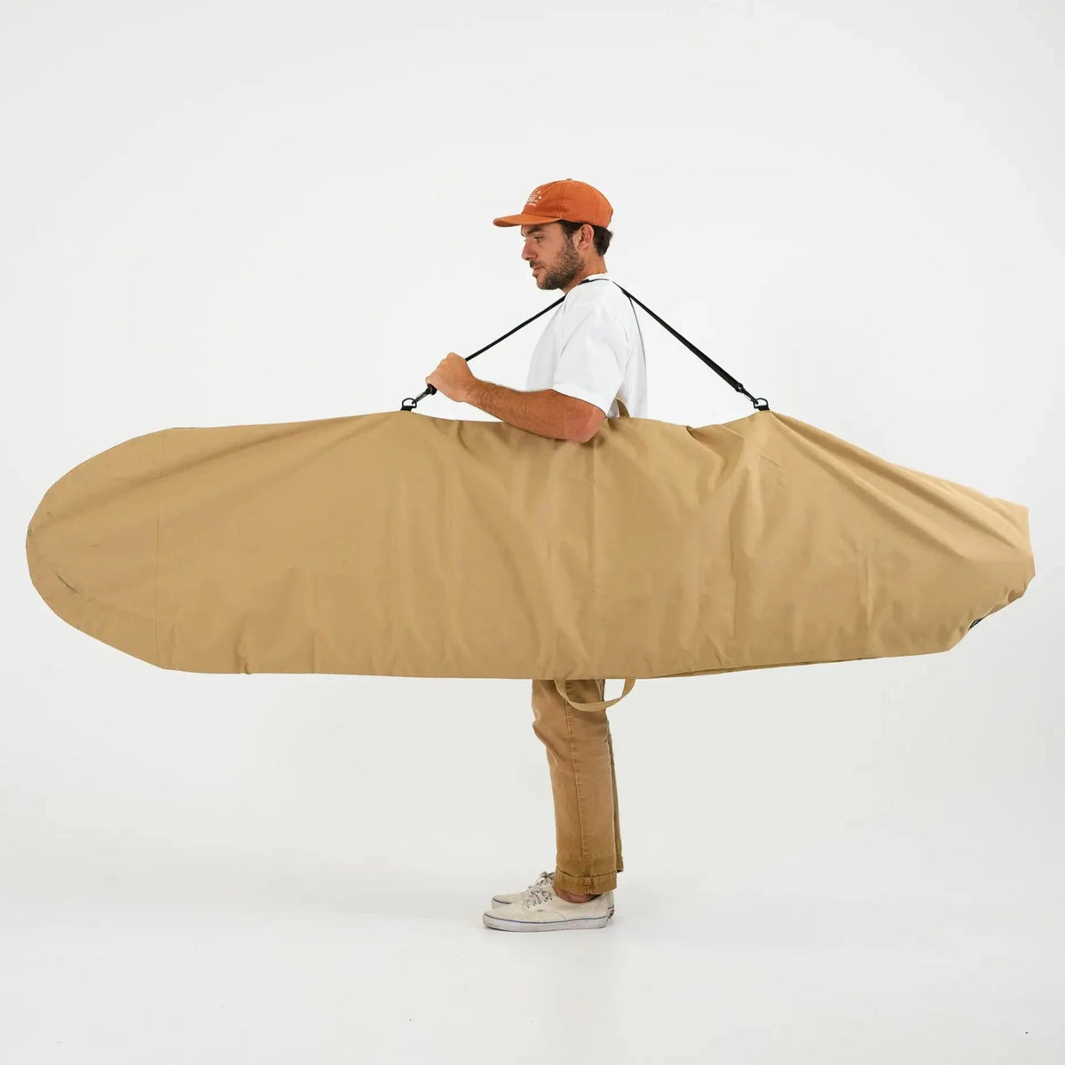 Harbor Tan Canvas Surfboard Bag - Surf Bored
