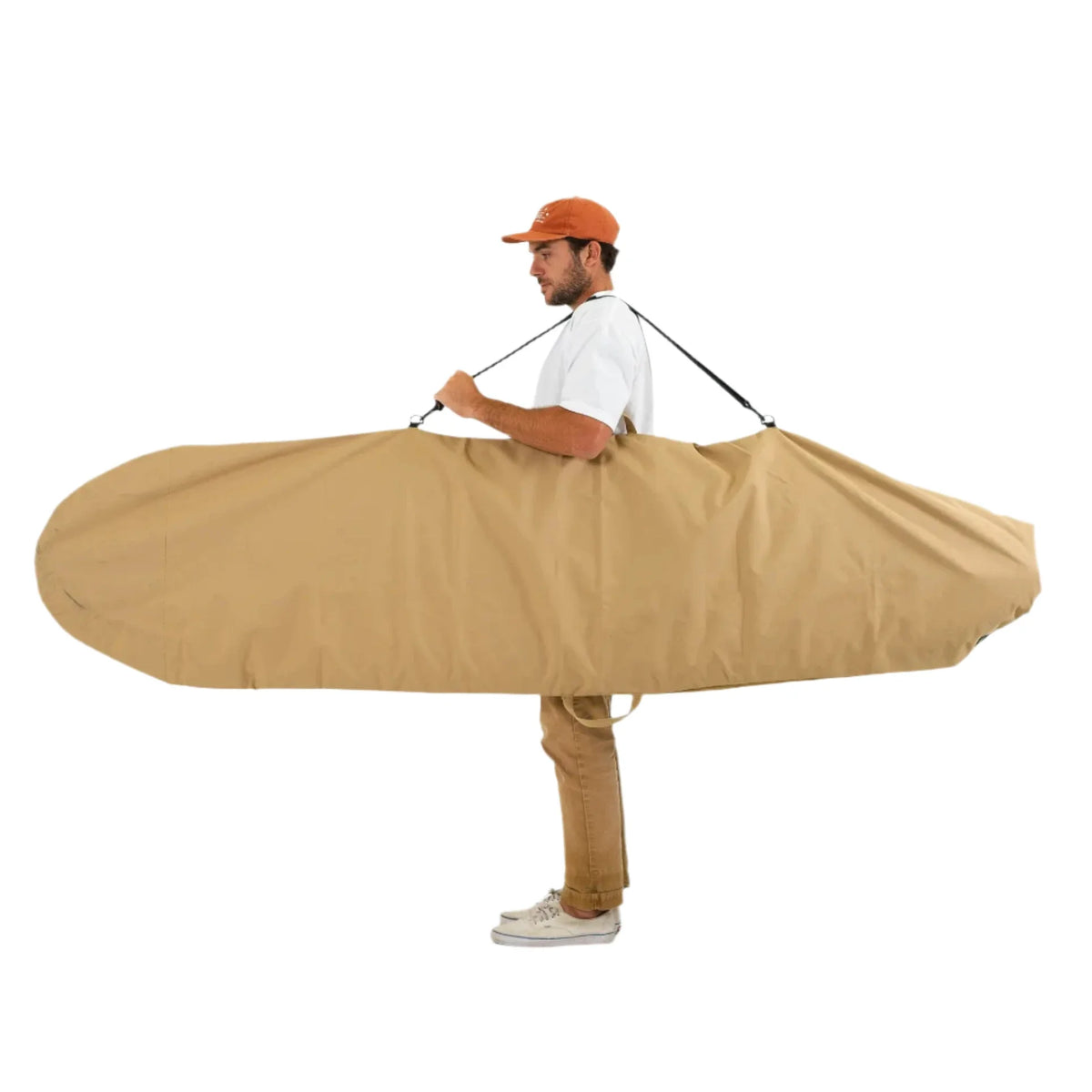 Harbor Tan Canvas Surfboard Bag - Surf Bored