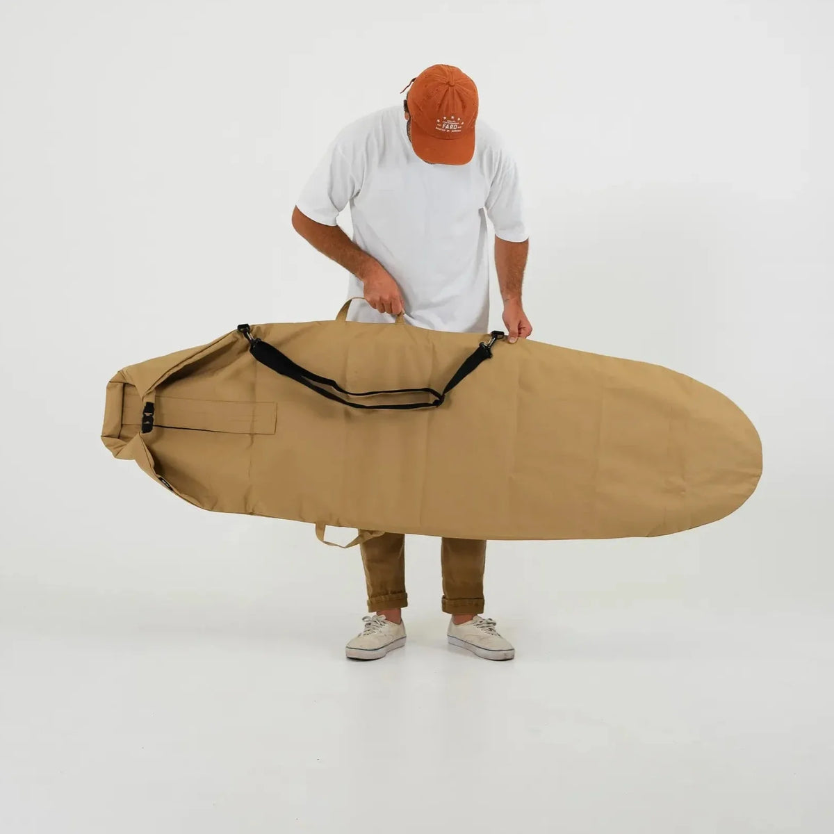 Harbor Tan Canvas Surfboard Bag - Surf Bored