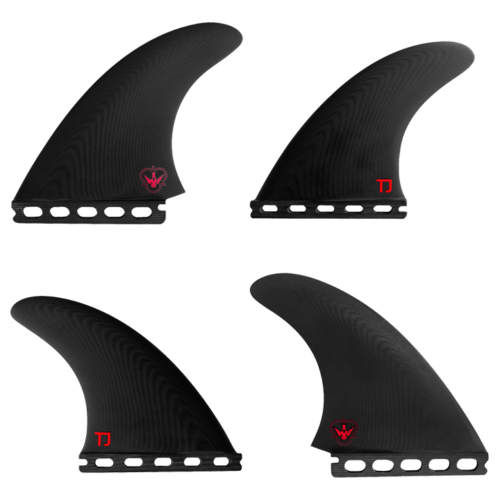 True Ames | Lovelace Piggyback Quad Clear - Futures Compatible Fins