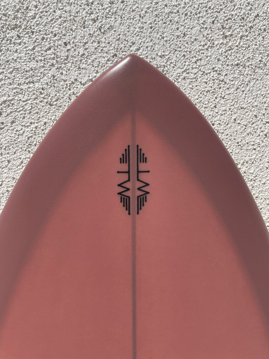 Tyler Warren | 6’5” Dream Fish Quad Mauve Surfboard (USED) - Surf Bored