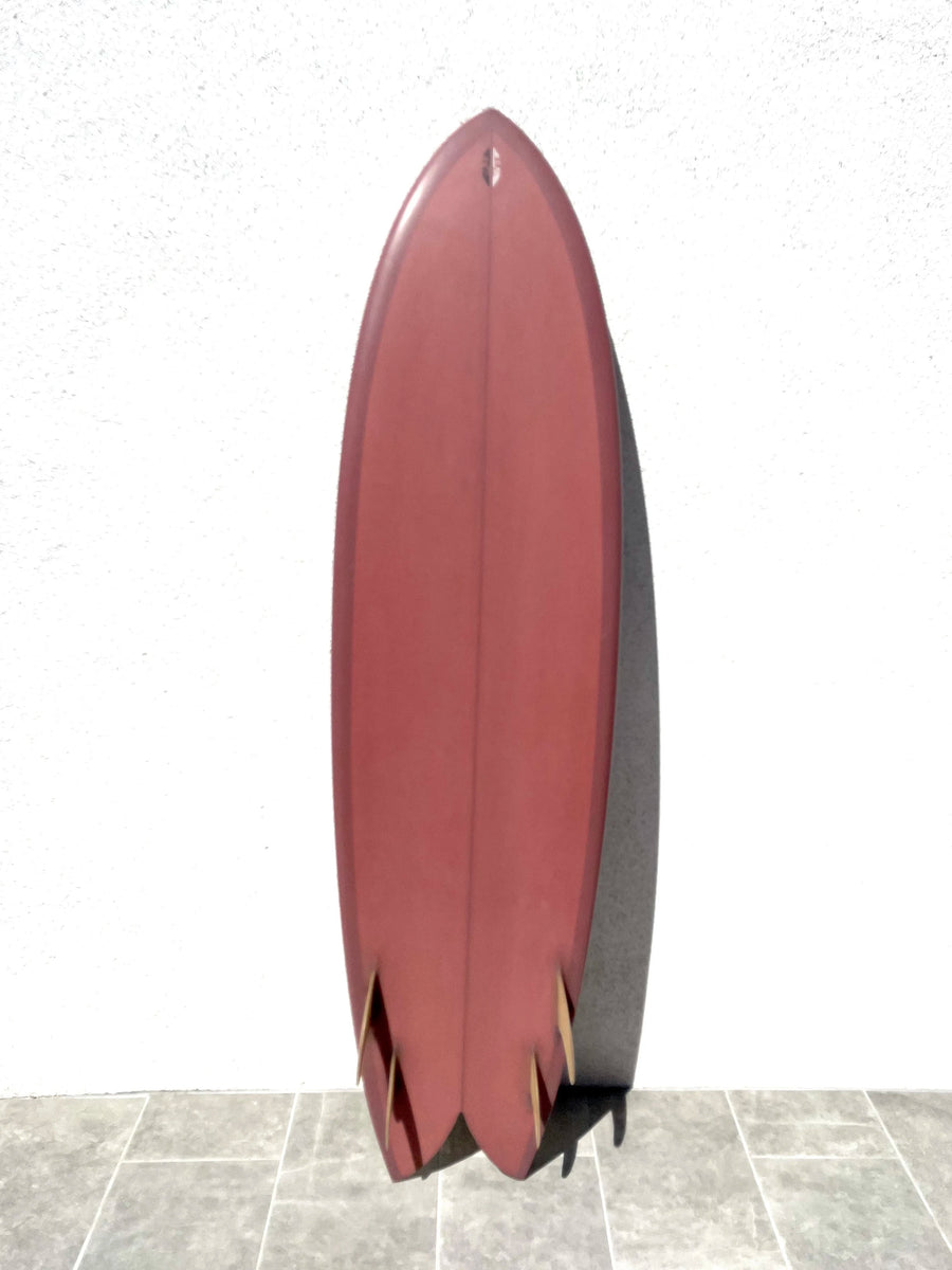 Tyler Warren | 6’5” Dream Fish Quad Mauve Surfboard (USED)