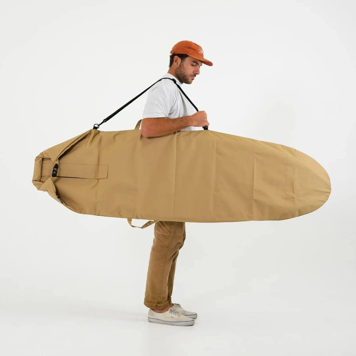 Harbor Tan Canvas Surfboard Bag - Surf Bored