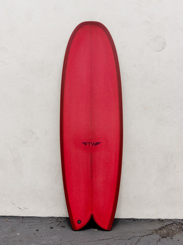 Tyler Warren | Tyler Warren 5’7” Swallowed Soap Merlot Surfboard - Surf Bored
