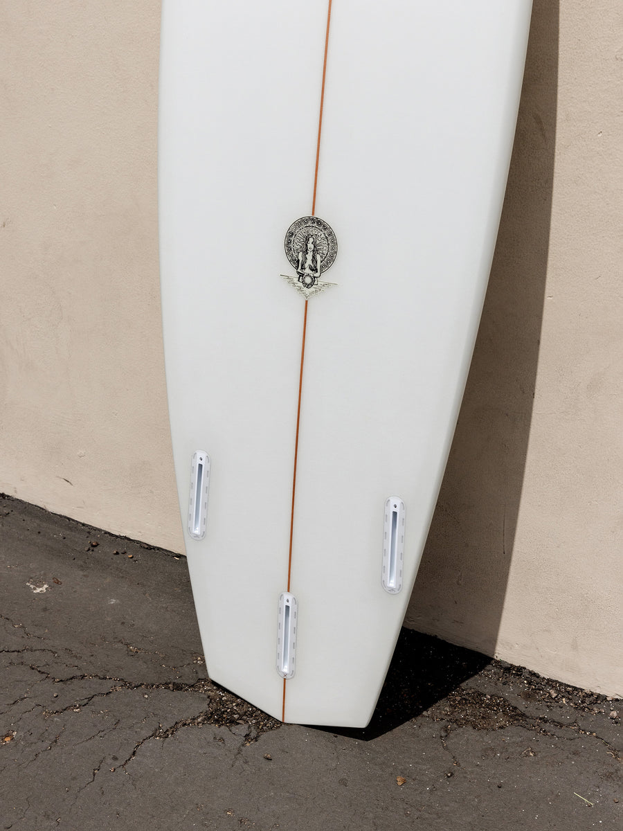 Tyler Warren | Tyler Warren | 6’4” Zipper Clear Volan Surfboard - Surf Bored