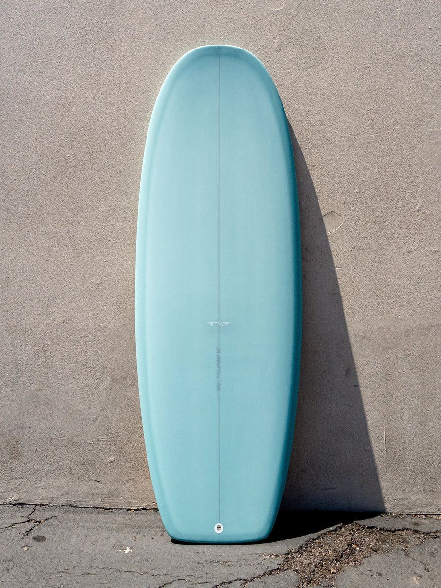Tyler Warren | 5'0” Bar of Soap Sky Blue Surfboard Tyler Warren | 5'0” Bar of Soap Sky Blue Surfboard