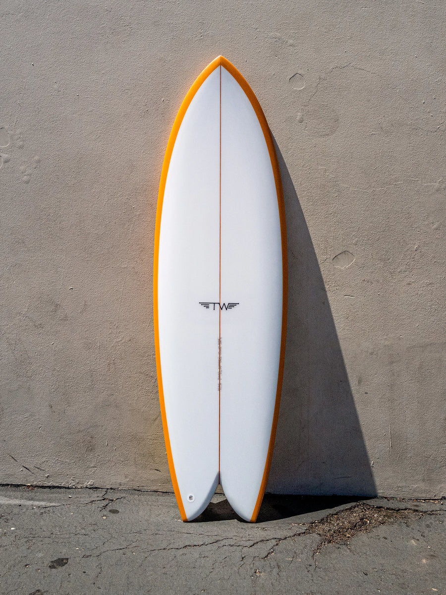 Tyler Warren | 5'10” Dream Fish Gold Rails Clear Deck / Bottom Tyler Warren | 5'10” Dream Fish Gold Rails Clear Deck / Bottom