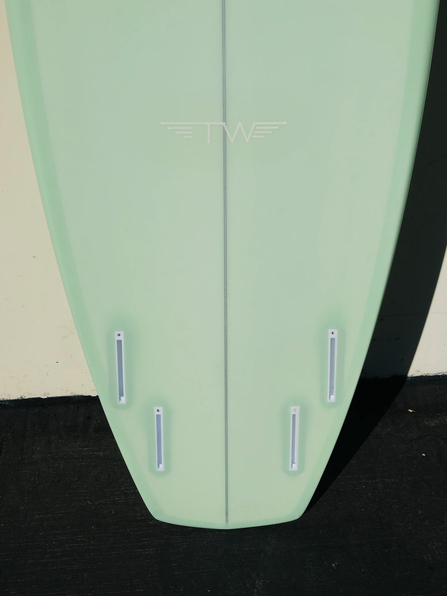 Tyler Warren | 5’11” BWK Mint Semi Opaque Surfboard - Surf Bored