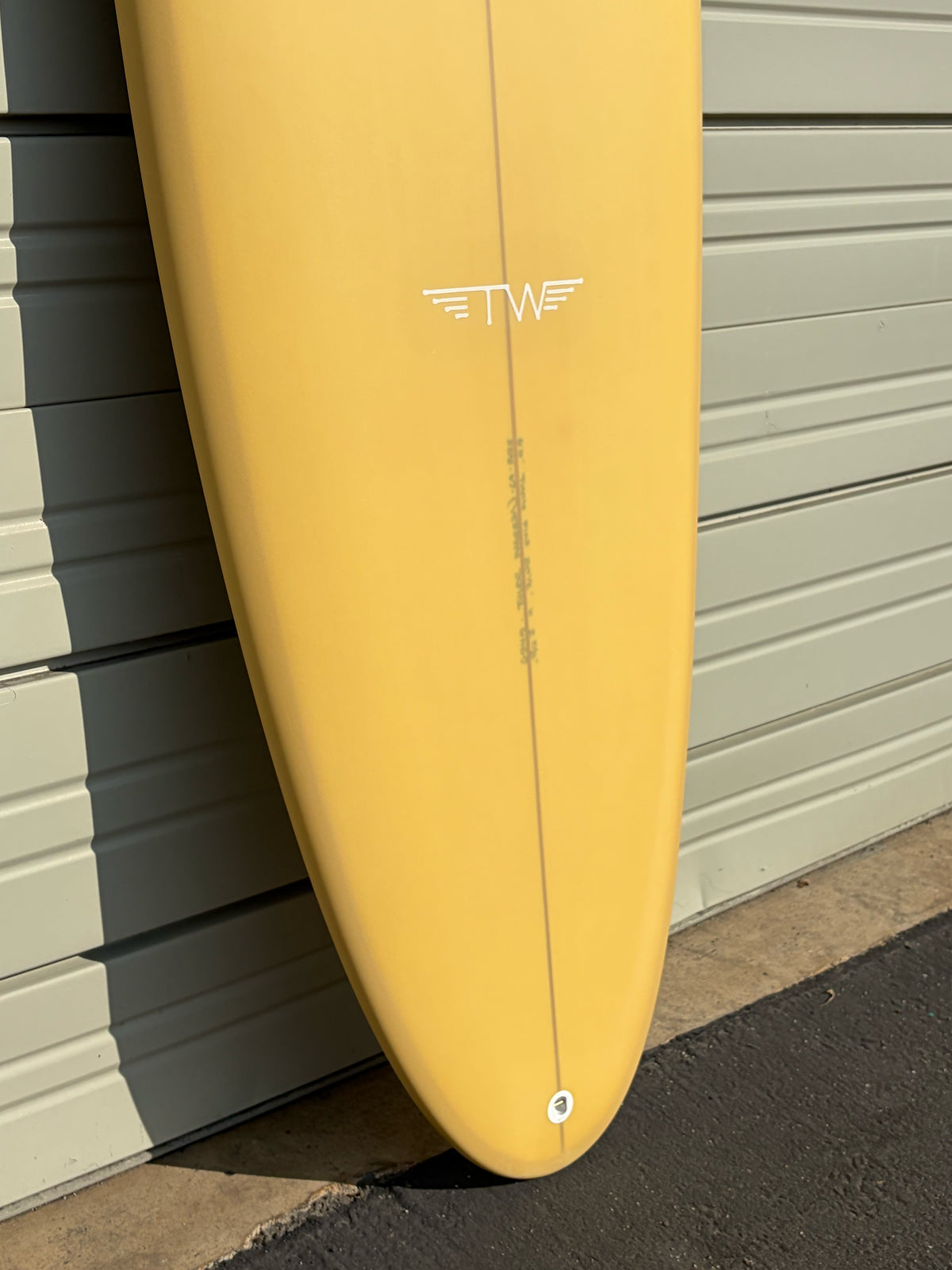 Tyler Warren | 6’6” Twin Pin Gold Surfboard - Surf Bored