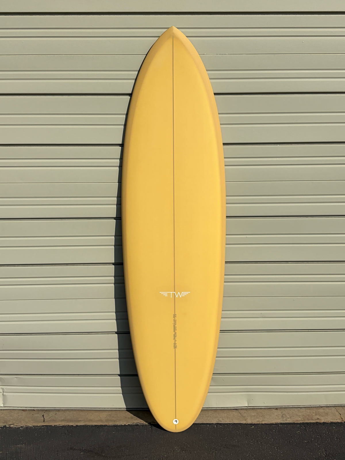 Tyler Warren | 6’6” Twin Pin Gold Surfboard - Surf Bored