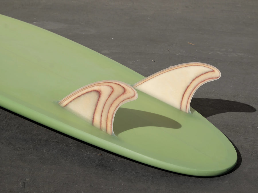 Tyler Warren | 6’6” Twin Pin Military Green Surfboard - Surf Bored