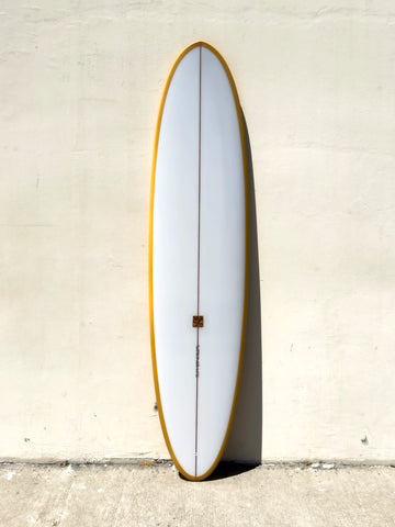 Tyler Warren | Function Hull 7’’7" Functional Hull Cream Clear Surfboard - Surf Bored