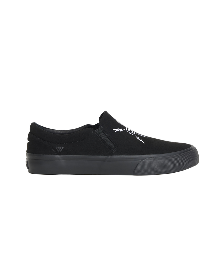 STRANGER SLIP-ON | BLACK / BLACK TEMPLETON