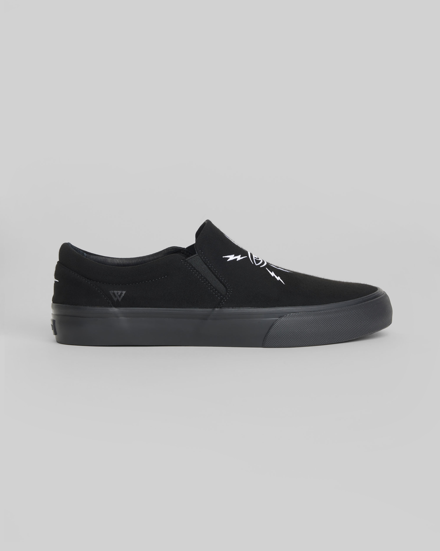 STRANGER SLIP-ON | BLACK / BLACK TEMPLETON