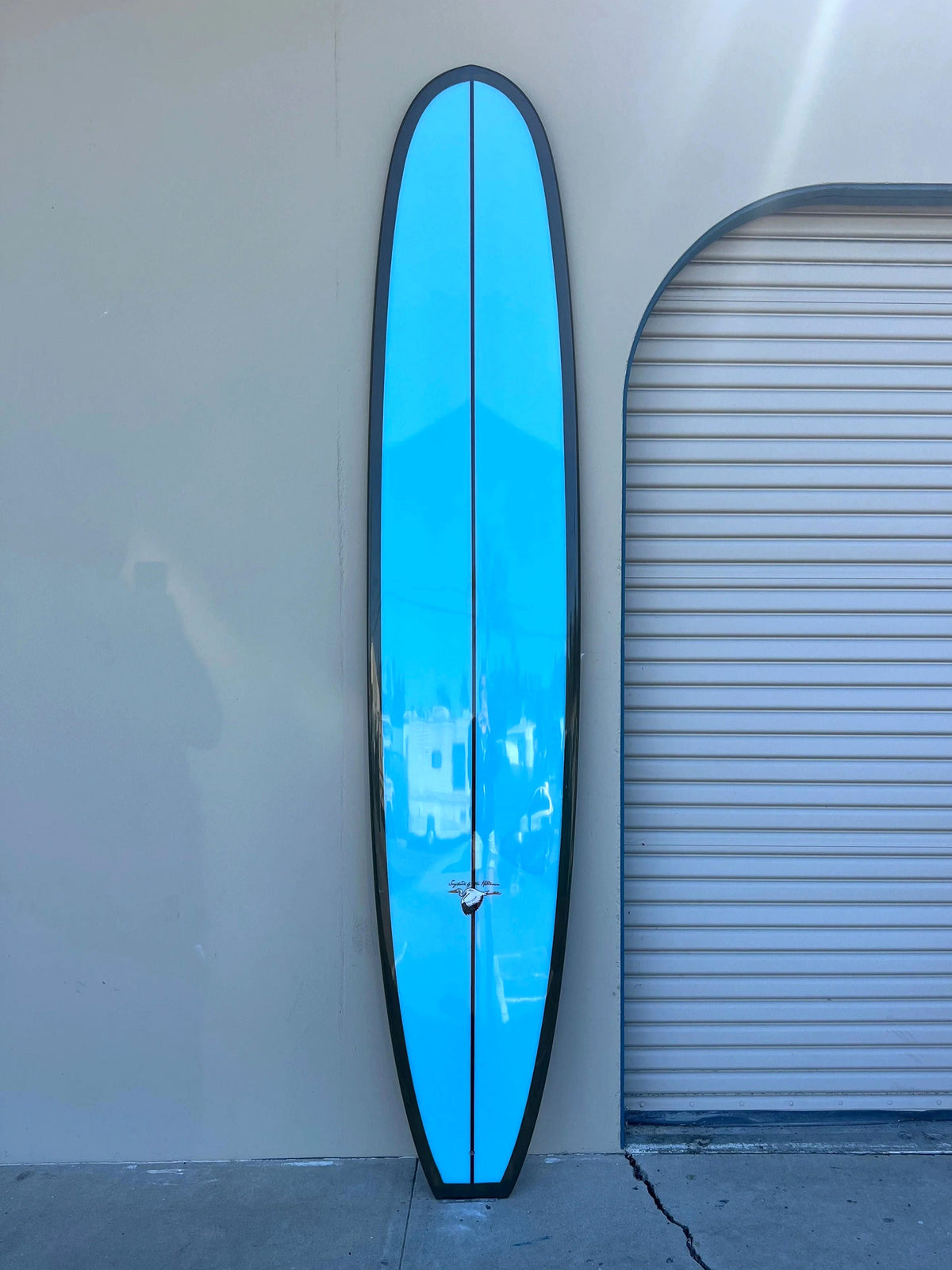 Weston Surfboards // 10'0" Noserider // Chocolate + Sky Blue Longboard - Surf Bored