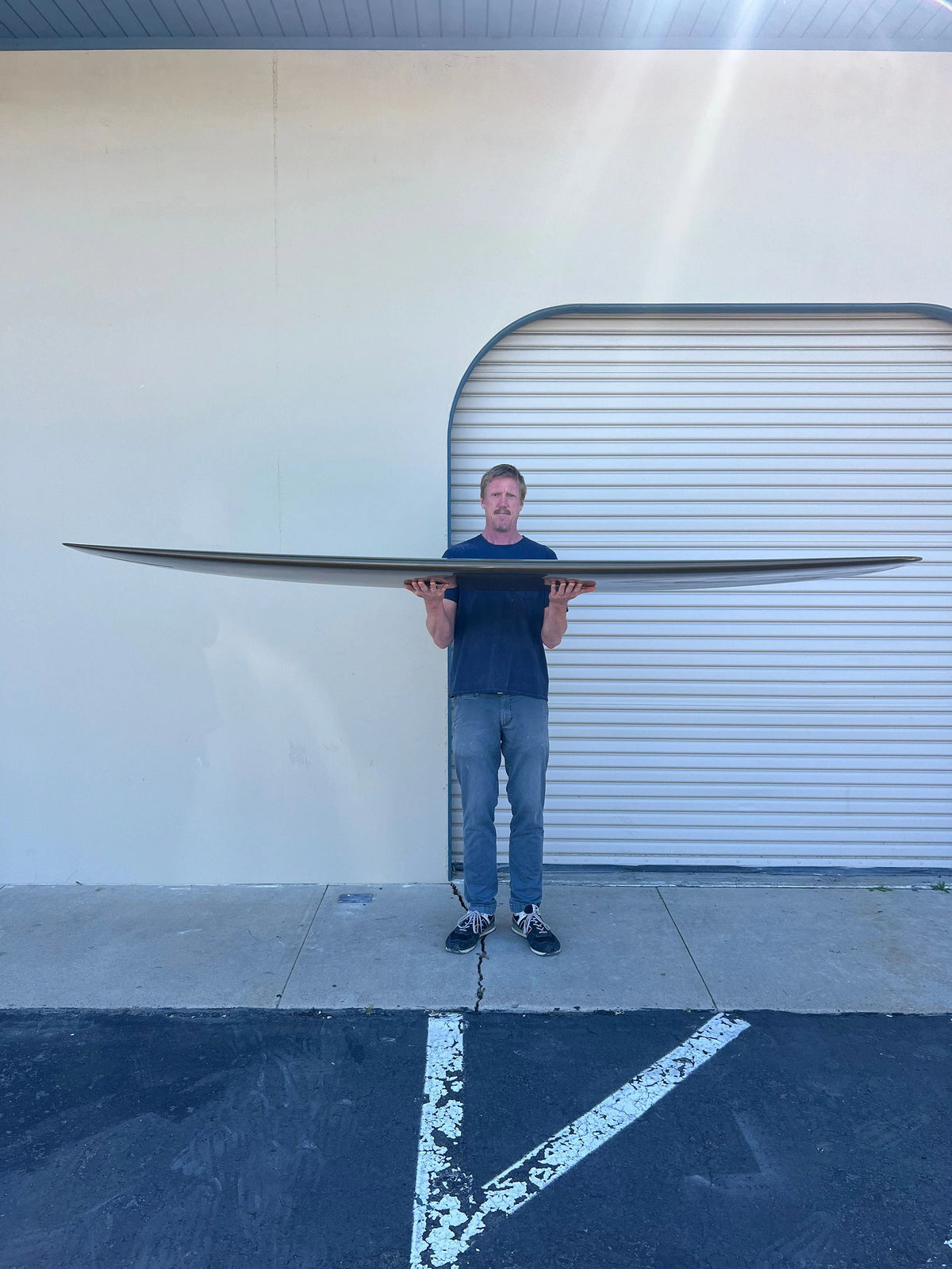 Weston Surfboards // 10'0" Noserider // Chocolate + Sky Blue Longboard - Surf Bored