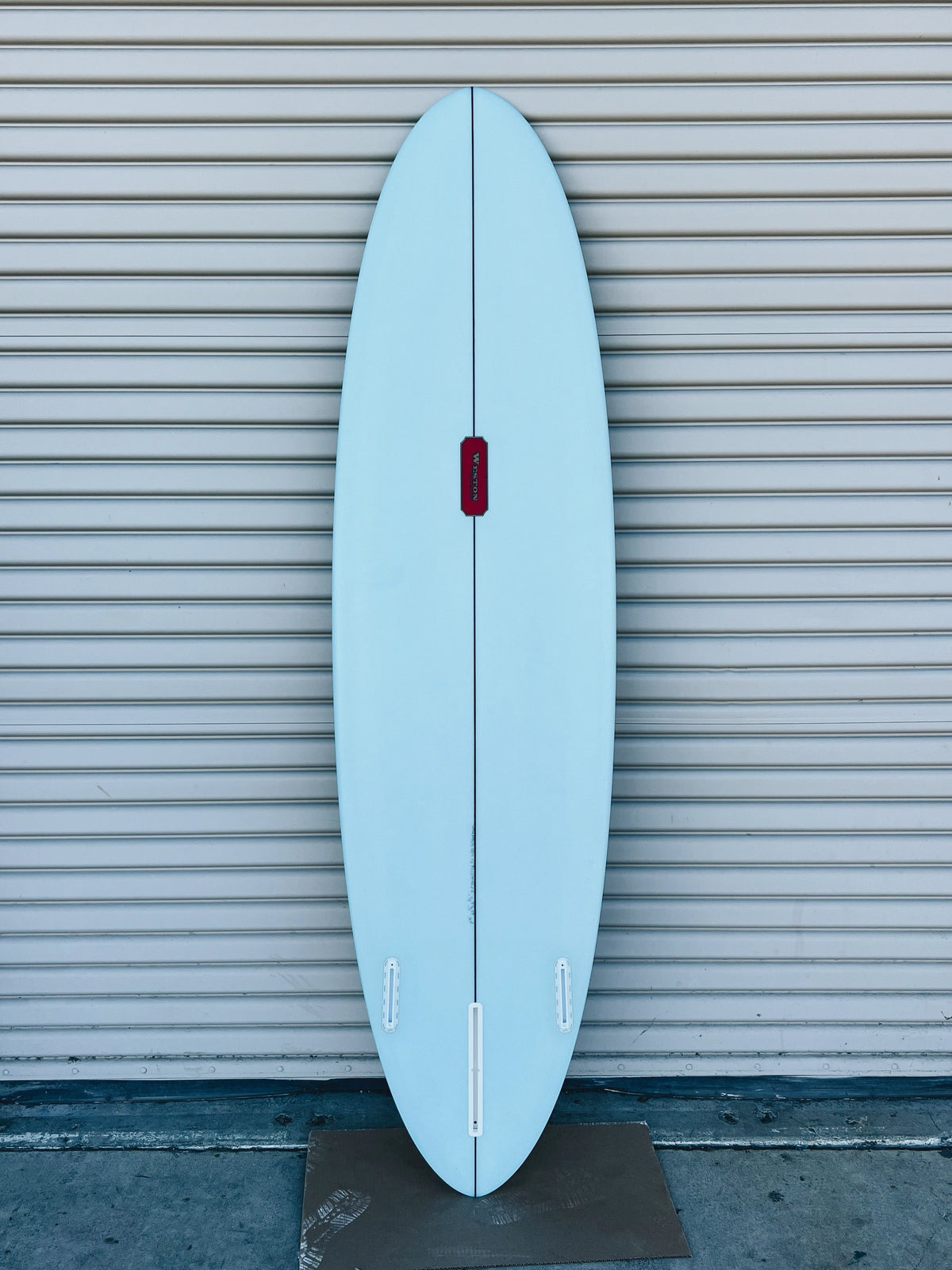 WESTON Surfboards //  7'2" B Egg // Sky Blue Surfboard - Surf Bored