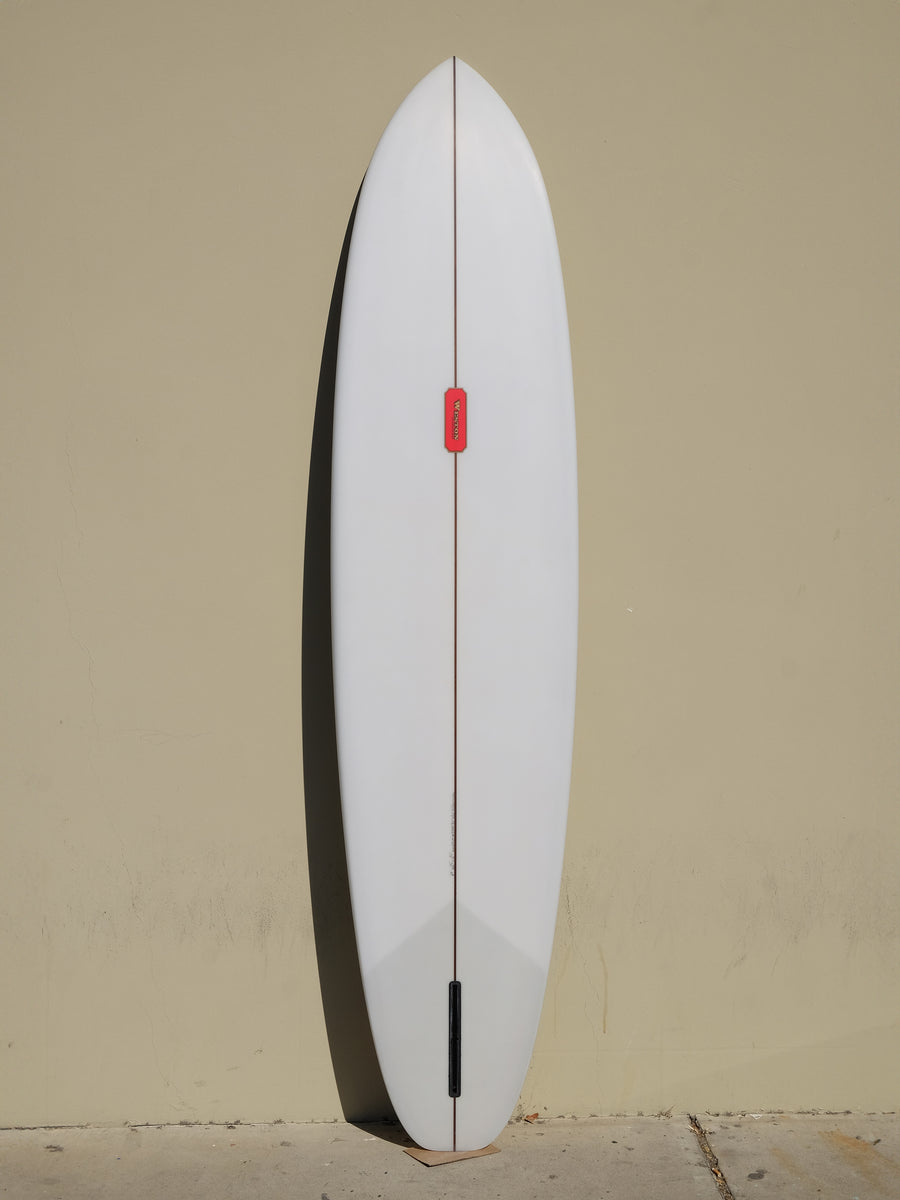 WESTON Surfboards // 8'6'' Goodfoot // Light Gray Surfboard - Surf Bored