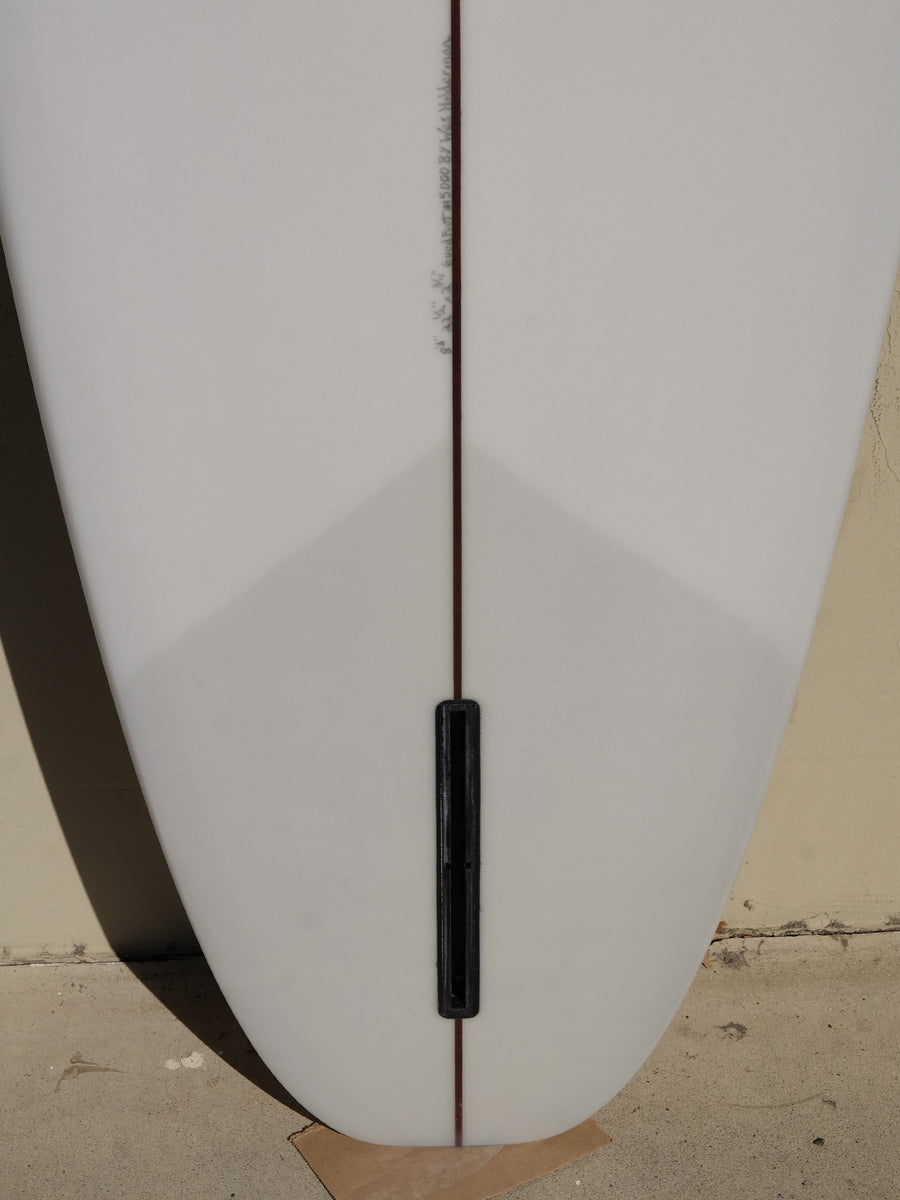 WESTON Surfboards // 8'6'' Goodfoot // Light Gray Surfboard - Surf Bored