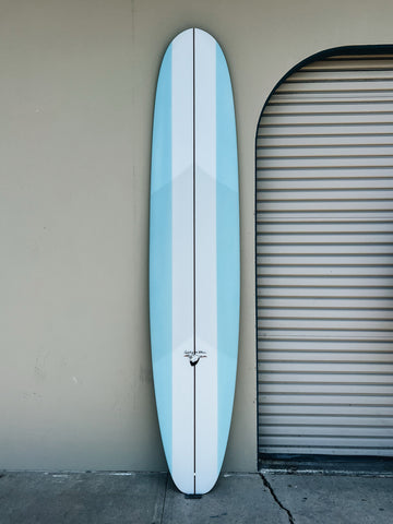 WESTON Surfboards // 9'6" Axis Blend // Baby Blue Paneled Surfboard