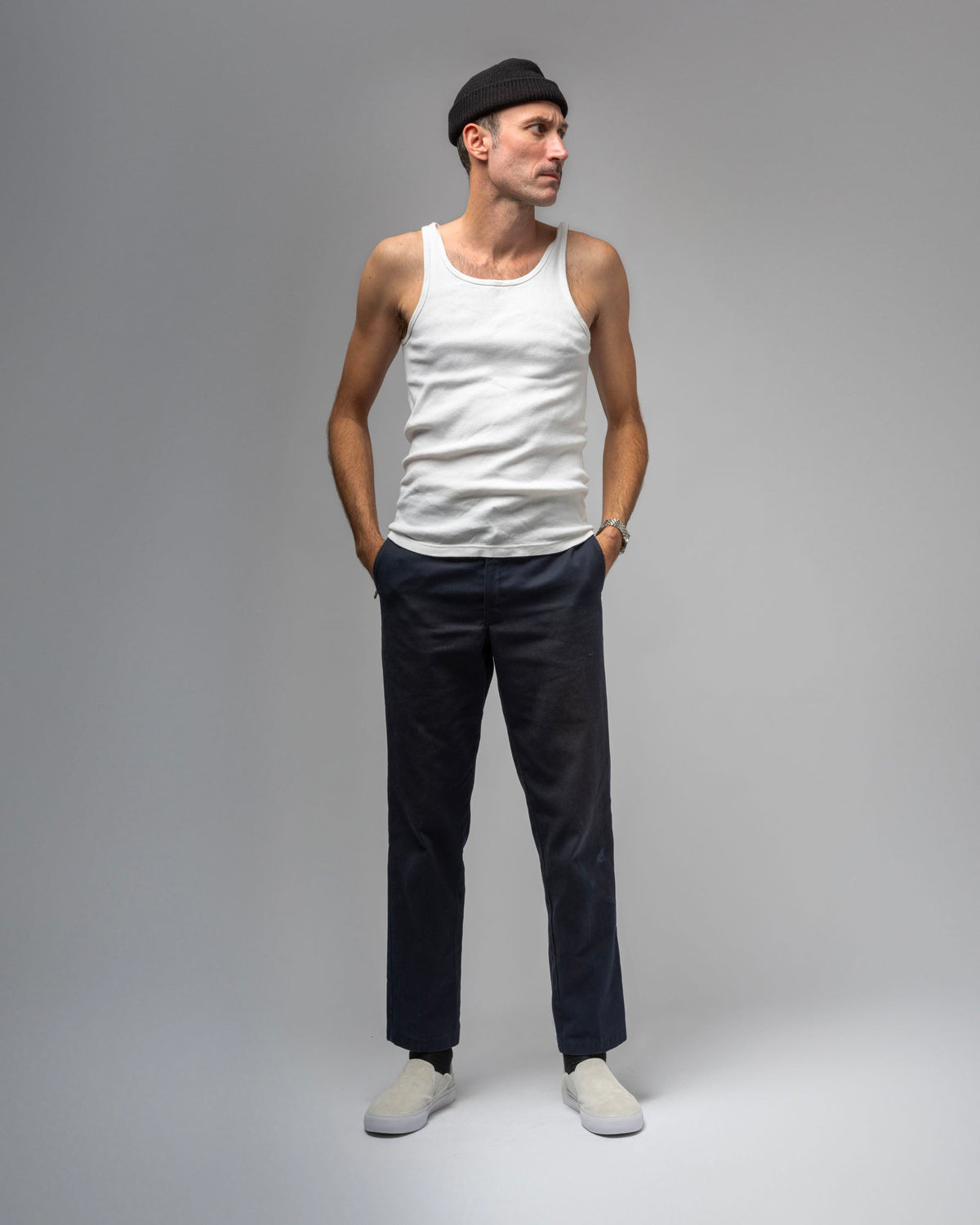 STRANGER SLIP-ON | WHITE / WHITE - Surf Bored
