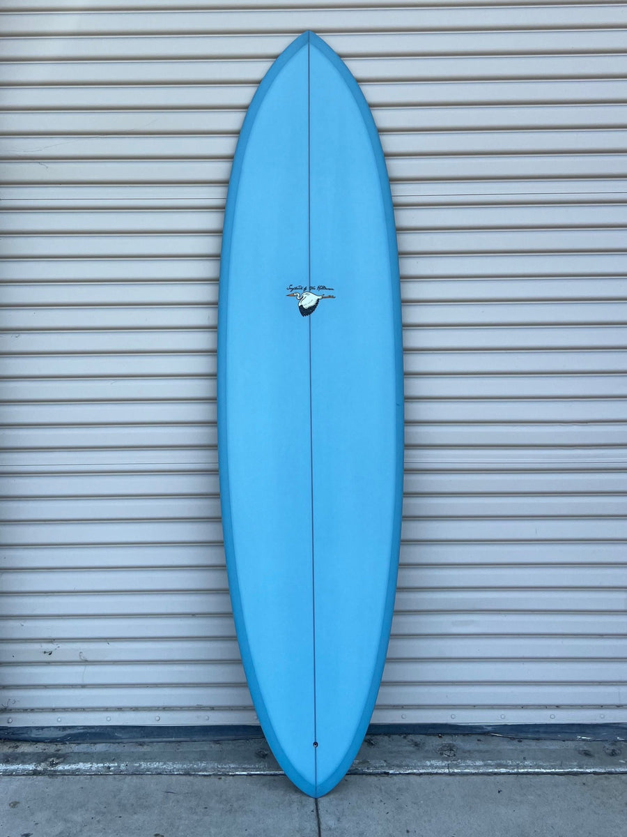 WESTON Surfboards //  7'2'' Twin Pin //  Blue Surfboard - Surf Bored