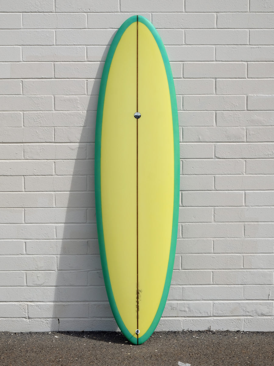 Woodin Surfboards | 6'9" Midi Light Yellow Surfboard