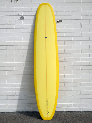 Woodin Surfboards | 9'0" Led Sled Mellow Yellow Longboard